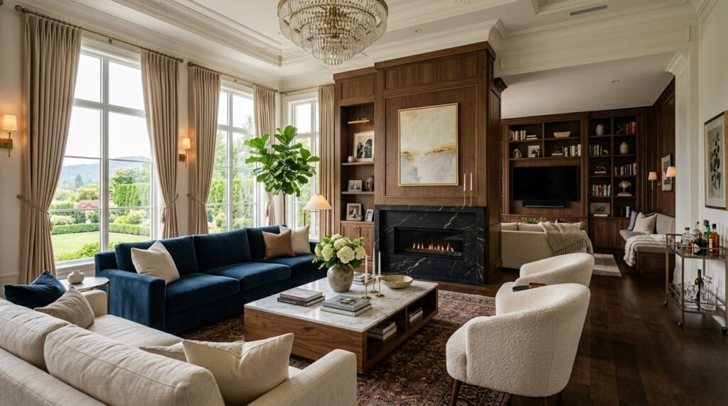 Living Room and Family Space