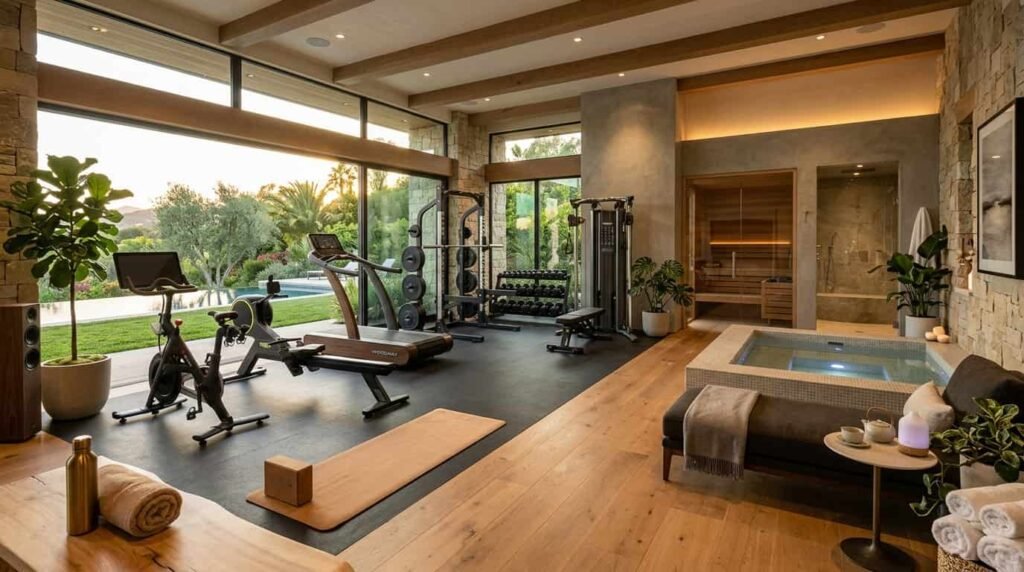 Home Gym and Wellness Zone
