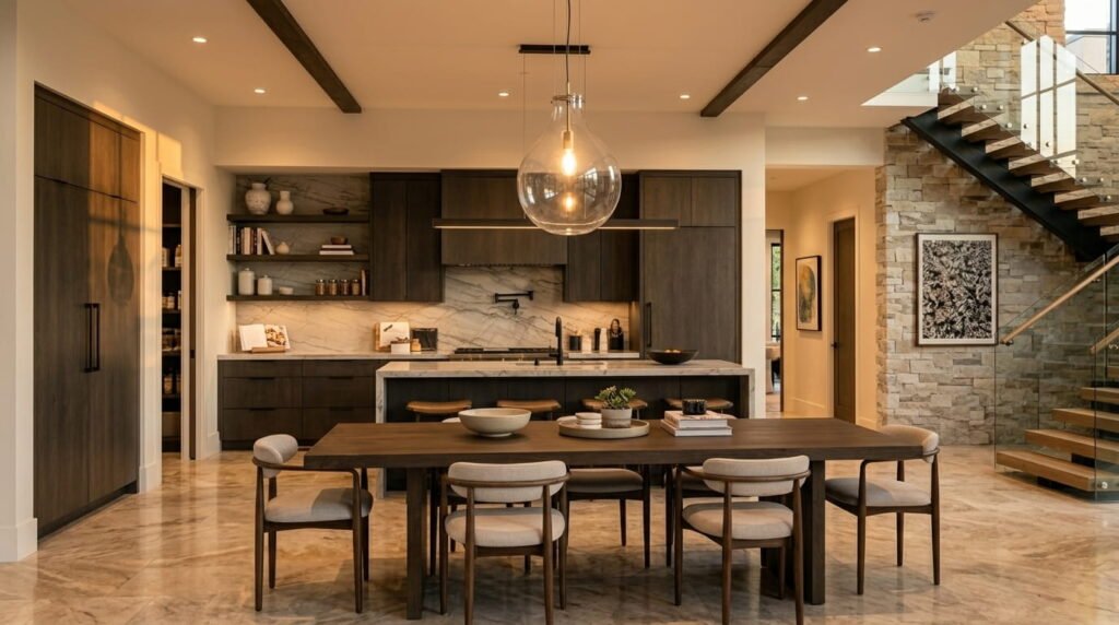 Kitchen and Dining Area