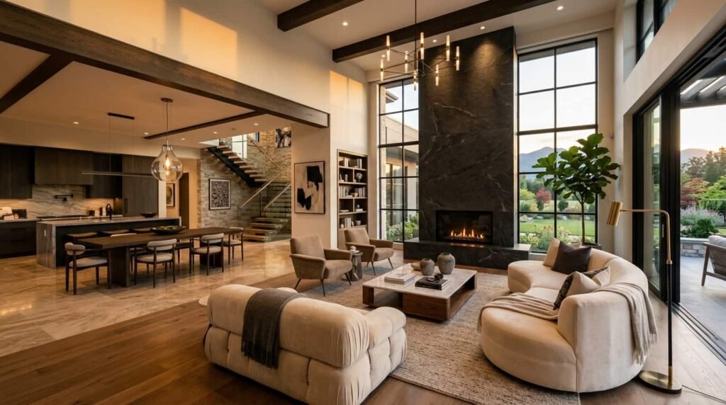 Living Room and Common Spaces