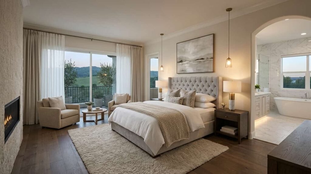 Master Suite and Private Bedrooms