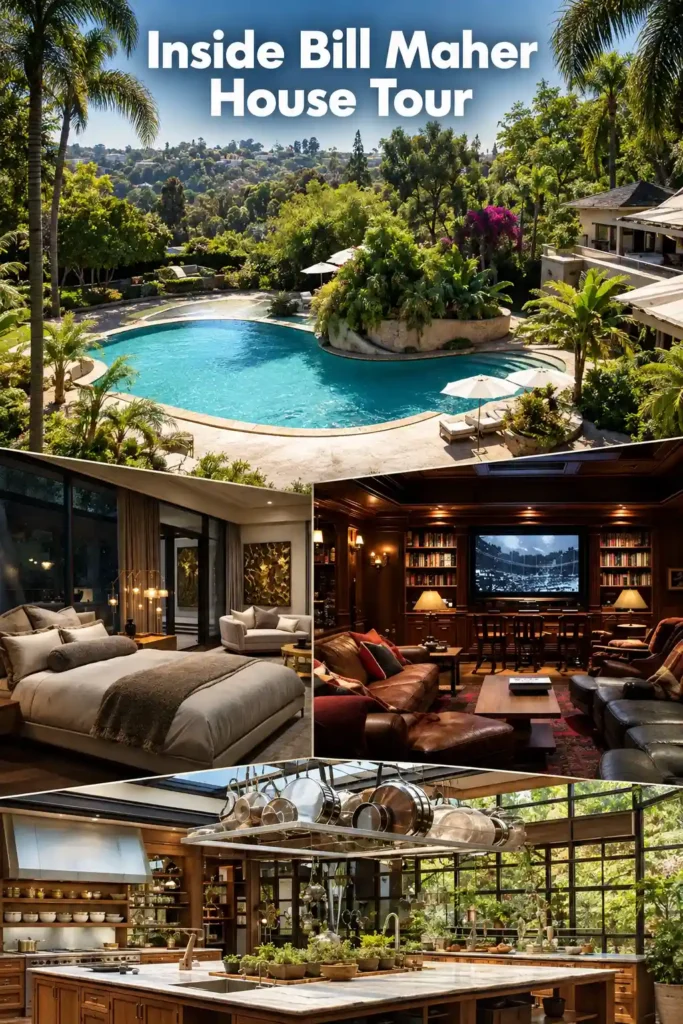 inside bill maher house tour image