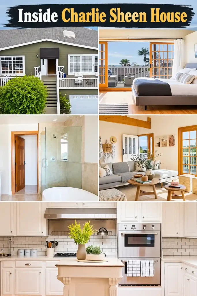 inside charlie sheen house image
